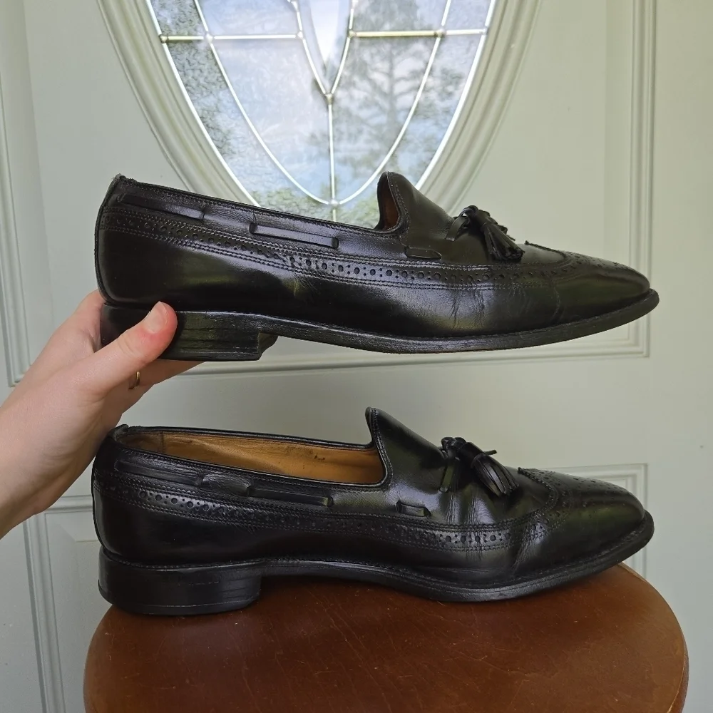 Allen Edmonds Manchester Black Leather Loafers